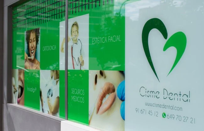 Fachada de CISME Dental, Coslada